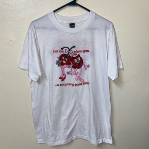Vintage 80s Leroux Cherry T-shirt